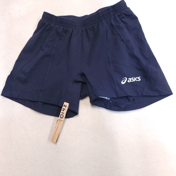 Asics Athletic Running Pull On Shorts Youth Boys Size Small S Blue - Picture 3 of 8